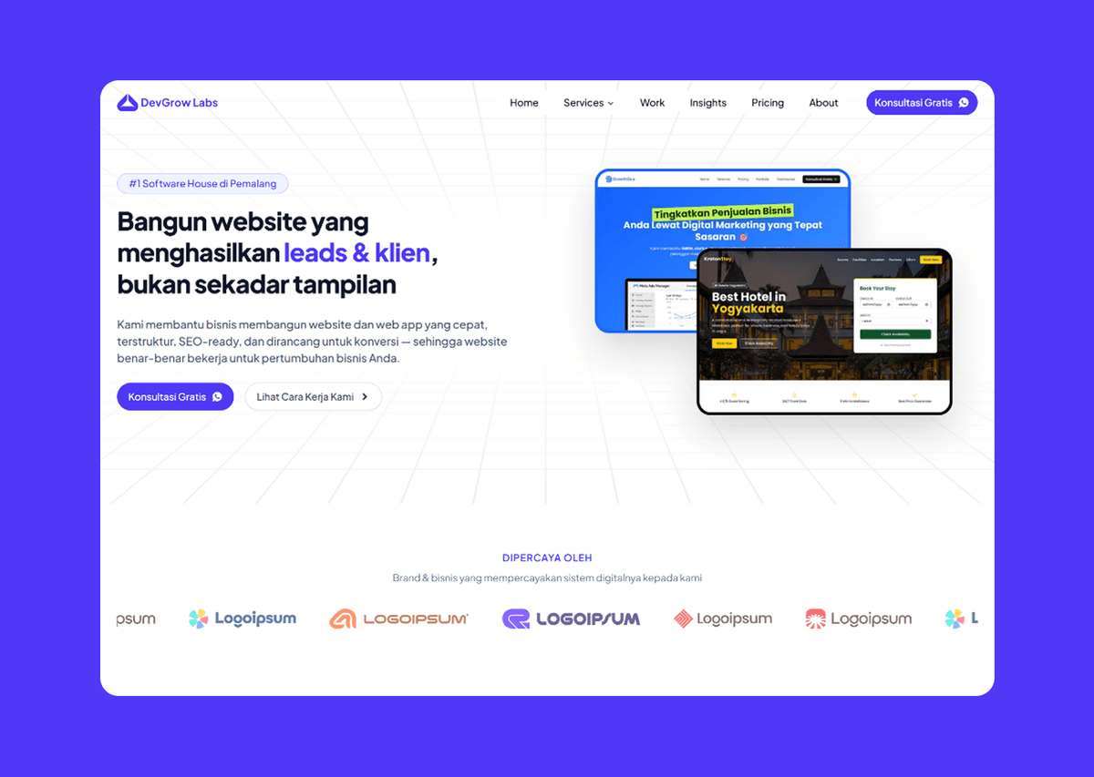 DevGrow Labs - Software House Company Website