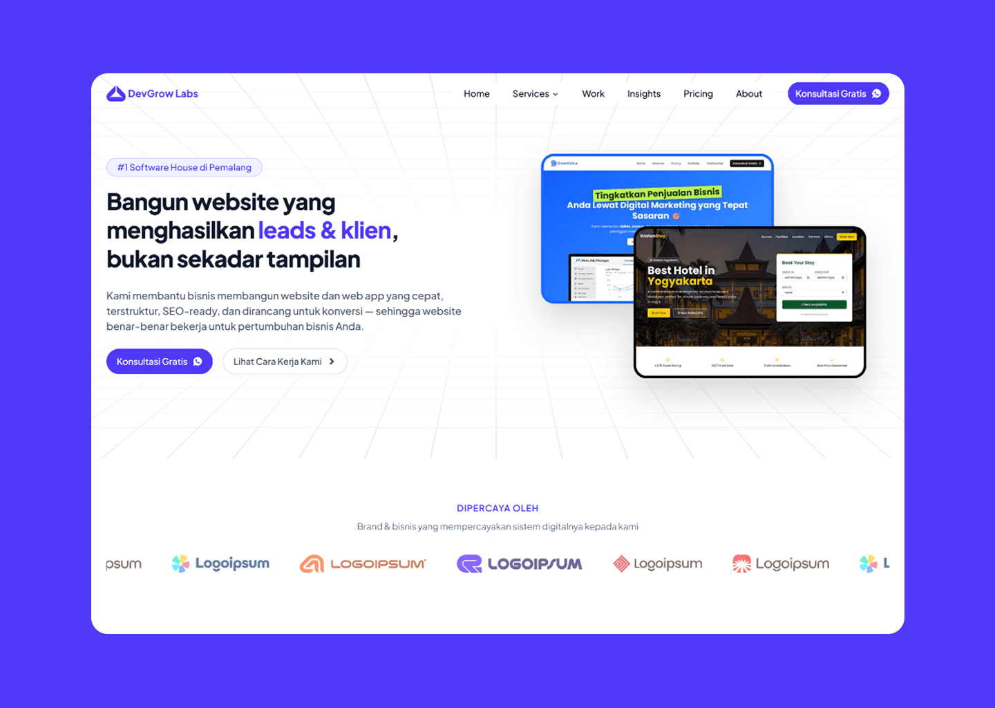 DevGrow Labs - Software House Company Website