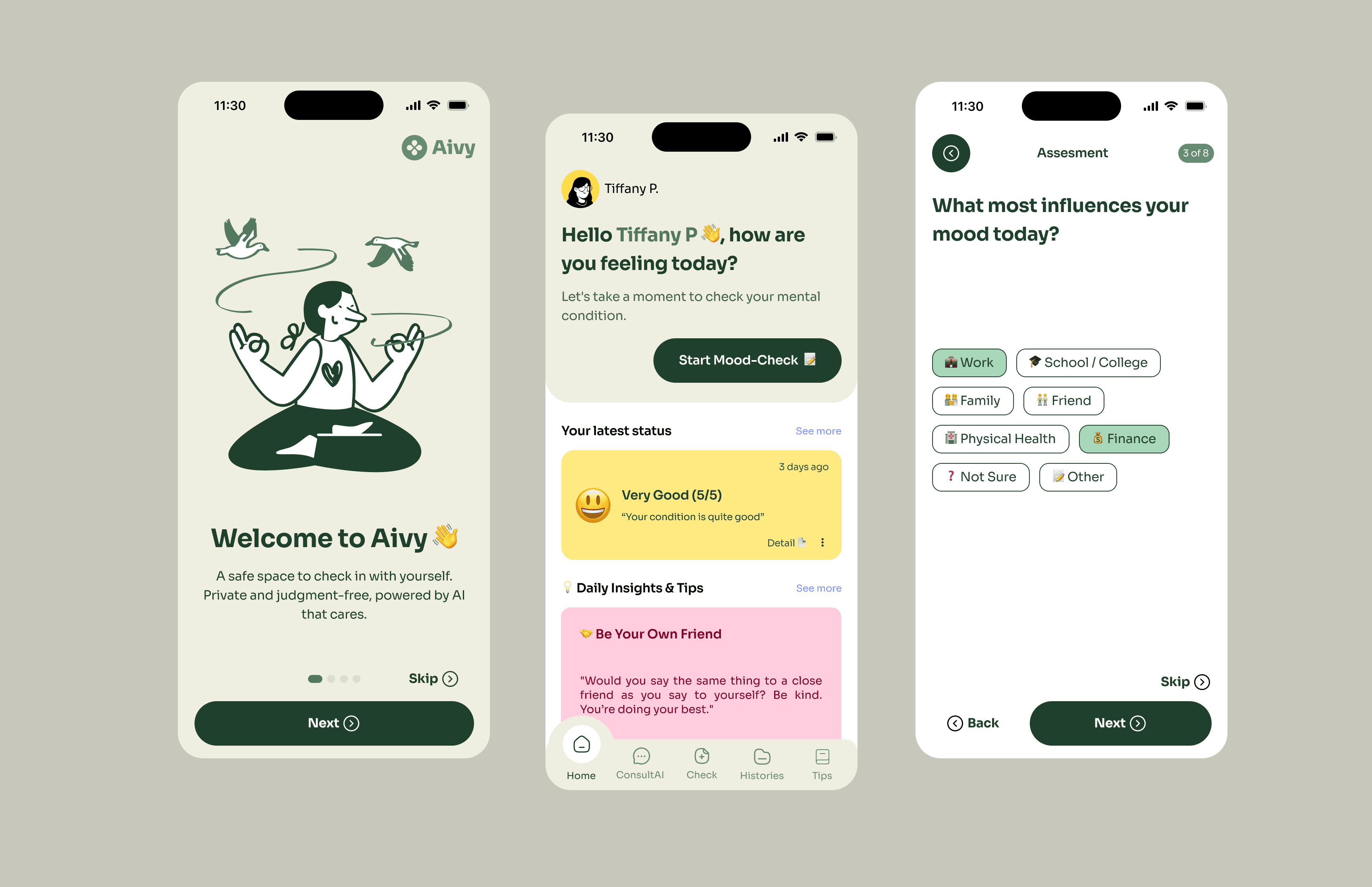 Aivy - AI-Based Mental Health Self-Check Tools